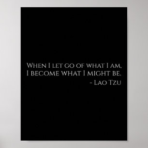 Poster Philosophie chinoise antique Motivationnelle Taois