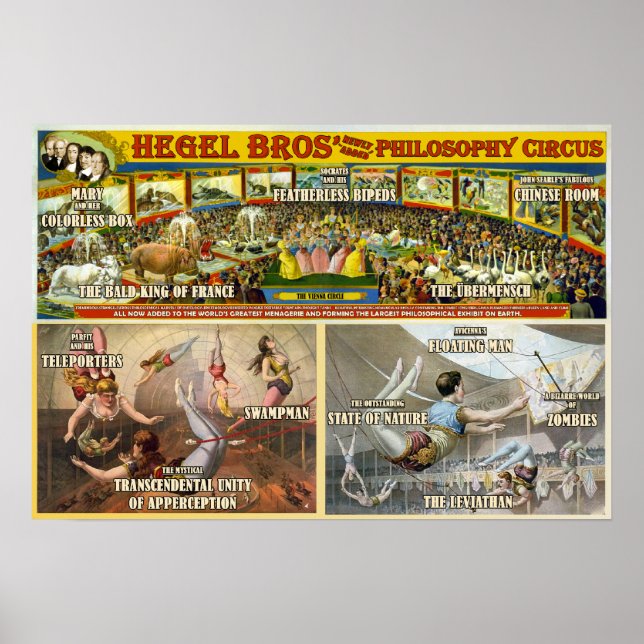 Poster Philosophie Cirque (Devant)