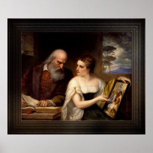 Poster Philosophie et art chrétien par Daniel Huntington