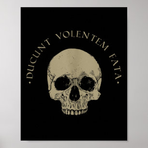 Poster Philosophie stoïque Du Volentem Fata Stoïcisme crâ