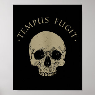 Poster Philosophie stoïque Tépus Fugit Citation stoïcisme