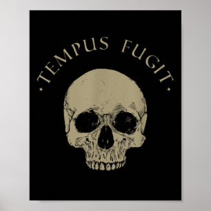 Poster Philosophie stoïque Tépus Fugit Citation stoïcisme