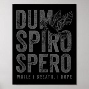 Poster Philosophie stoïque Traduction gris stoïcisme Dum 