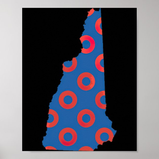 Poster Phish Fishman Donut New Hampshire Ecavator Boy Don (Devant)