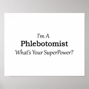 Poster Phlebotomiste