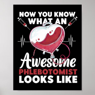Poster Phlebotomiste Phlebotomie Maintenant Vous Savez Ce