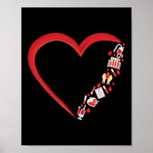 Poster Phlebotomiste Phlebotomie Phlebotomiste Coeur du c