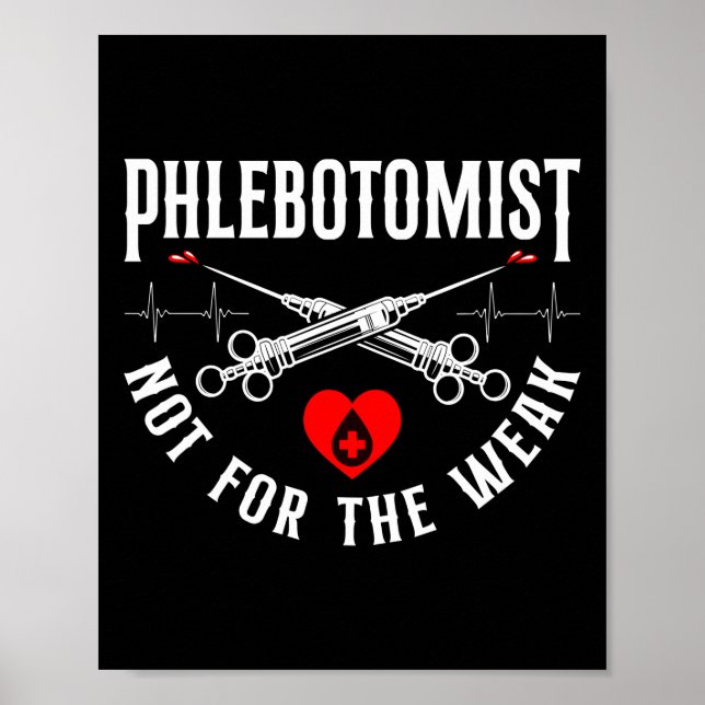 Poster Phlebotomiste Phlebotomie Phlebotomiste Pas Pour (Devant)
