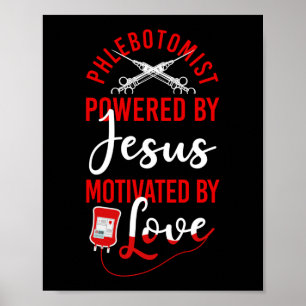 Poster Phlebotomiste Phlebotomie Phlebotomiste Poussé Par