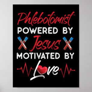 Poster Phlebotomiste Phlebotomie Phlebotomiste Poussé Par