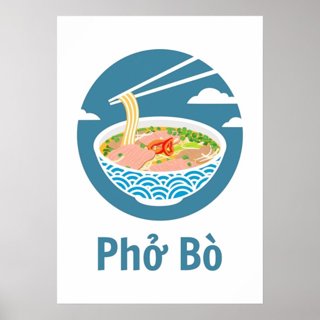 Poster Pho Bo vietnamien (Devant)