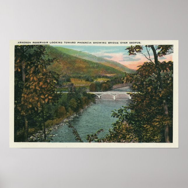 Poster Phoencia, Pont sur Esopus (Devant)
