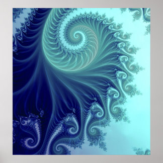 Poster Phoenix - LA SPIRALE BLUE