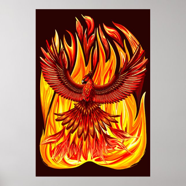 Poster Phoenix mythologique immortelle Créature (Devant)