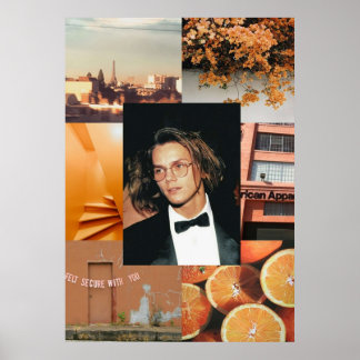 Poster Phoenix Orange Aesthétique
