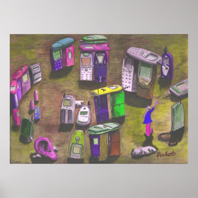 Poster "PhoneHenge" (Devant)