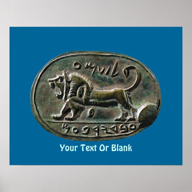 Poster Phoque Megiddo (Devant)