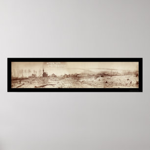 Poster Photo 1870 de bord de mer de manganèse de Duluth