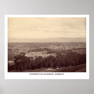 Poster Photo 1888 de campus de calorie Berkeley