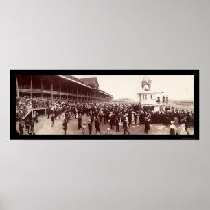 Poster Photo 1902 de Horse Racing