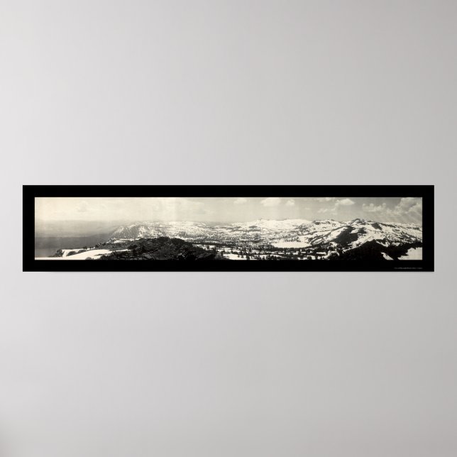 Poster Photo 1905 de Desolation Valley Tahoe CA (Devant)