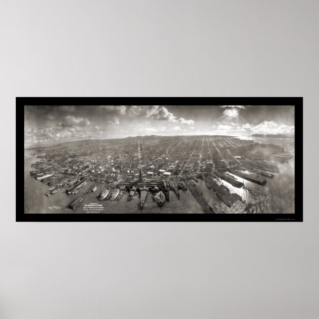 Poster Photo 1906 des ruines de San Francisco (Devant)