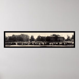 Poster Photo 1908 de Caltech Throop Pasadena