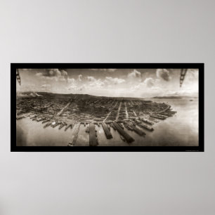 Poster Photo 1908 de l'Airship de San Francisco