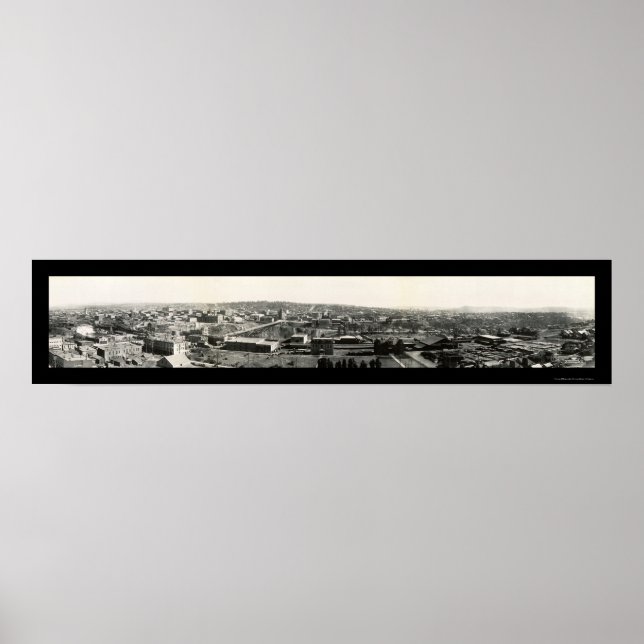 Poster Photo 1908 de Spokane Washington (Devant)