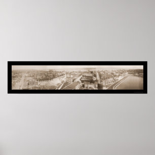 Poster Photo 1909 de Hoboken Weehawken NJ