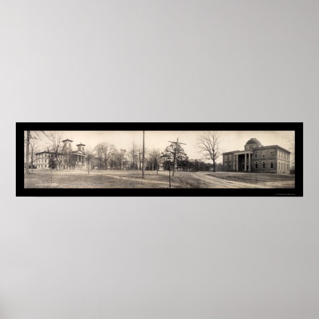 Poster Photo 1909 du Wofford College (Devant)