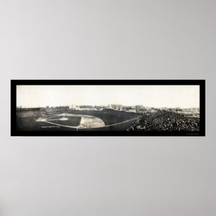 Poster Photo 1910 du base-ball NY de ligue américaine