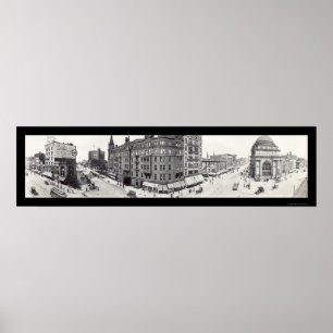 Poster Photo 1911 de canalisation et de Buffalo NY de