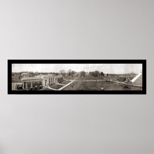 Poster Photo 1911 de l'Université de Virginie (Devant)