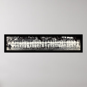 Poster Photo 1913 des sénateurs de Washington