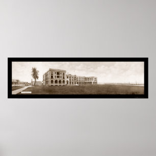 Poster Photo 1913 du Panama de deux points d'hôtel