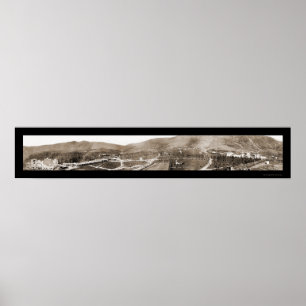 Poster Photo 1914 de jardins de la TA de butte