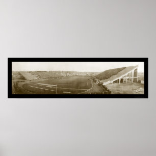Poster Photo 1914 du football du Michigan Cornell