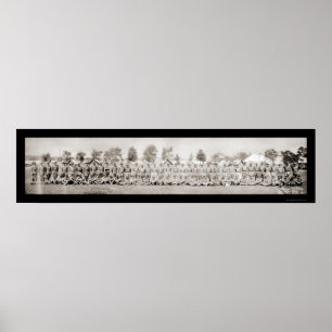Poster Photo 1917 des officiers militaires WWI