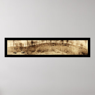 Poster Photo 1918 des abris antiaériens WWI