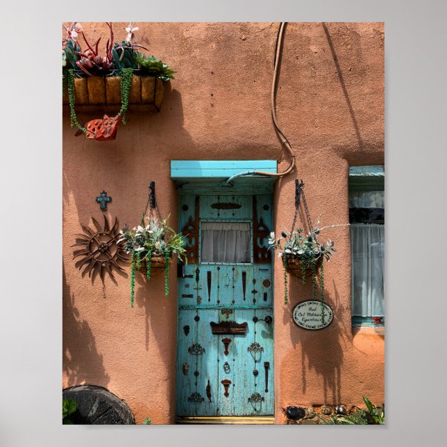 Poster Photo Adobe House Taos Nouveau-Mexique (Devant)