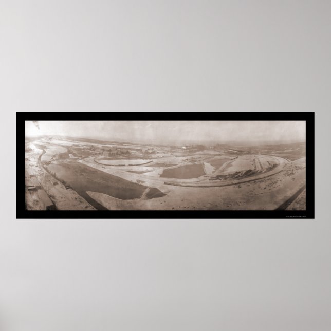 Poster Photo Aerial Indiana Steel 1908 (Devant)