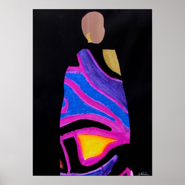 Poster Photo Afro Diva par Alicia L. McDaniel (Devant)