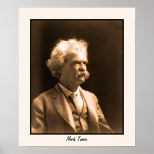 Poster Photo Art Mark Twain
