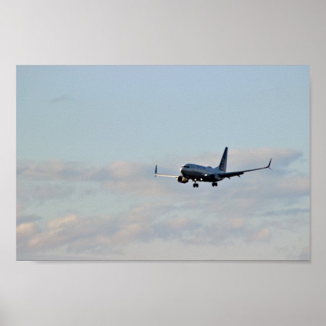 Poster Photo avion (Devant)