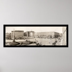 Poster Photo carrée 1909 de Watertown NY