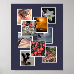 Poster Photo Collage Conception de l'image