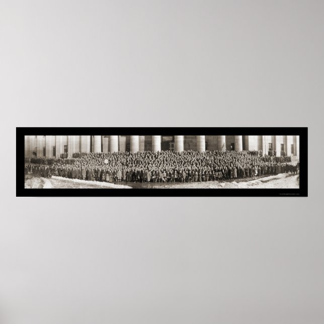 Poster Photo Columbus, OH Anti-Saloon League 1913 (Devant)