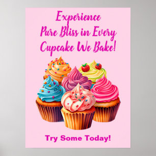 Poster Photo Cupcake entièrement modifiable