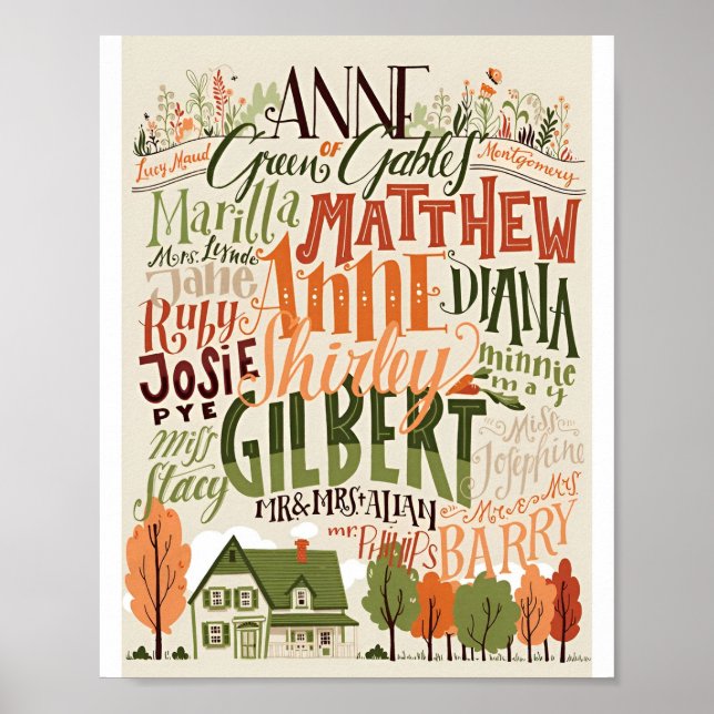 Poster photo d'Anne of Green Gables (Devant)